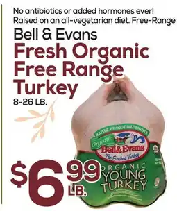 DeCicco & Sons Bell & Evans Fresh Organic Free Range Turkey offer