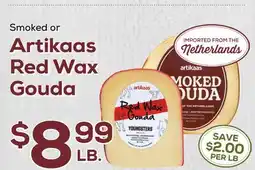 DeCicco & Sons Smoked or Artikaas Red Wax Gouda offer