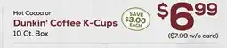 DeCicco & Sons Dunkin' Coffee K-Cups offer