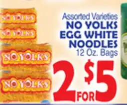 Bravo Supermarkets NO YOLKS EGG WHITE NOODLES offer