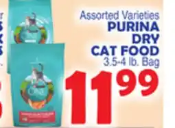 Bravo Supermarkets PURINA DRY CAT FOOD offer