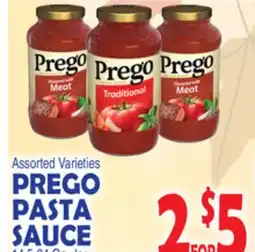 Bravo Supermarkets PREGO PASTA SAUCE offer