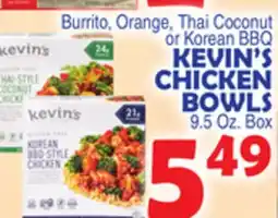 Bravo Supermarkets KEVIN'S CHICKEN BOWLS offer
