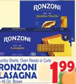 Bravo Supermarkets RONZONI LASAGNA offer