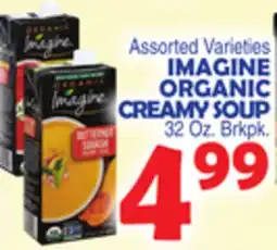 Bravo Supermarkets IMAGINE ORGANIC CREAMY SOUP offer