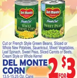 Bravo Supermarkets DEL MONTE CORN offer
