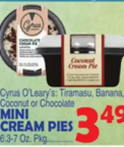 Bravo Supermarkets MINI CREAM PIES offer