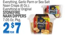 Bravo Supermarkets STONEFIRE NAAN DIPPERS, 7.05 Oz. Pkg offer