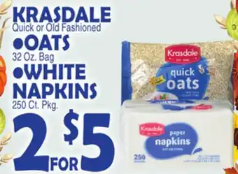 Bravo Supermarkets KRASDALE Quick or Old Fashioned offer