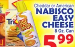Bravo Supermarkets NABISCO EASY EASY CHEESE offer