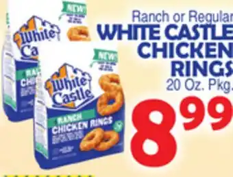 Bravo Supermarkets WHITE CASTLE CHICKEN RINGS offer