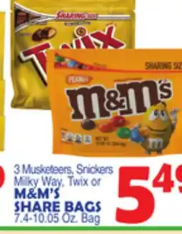 Bravo Supermarkets M & M'S SHARE BAGS offer