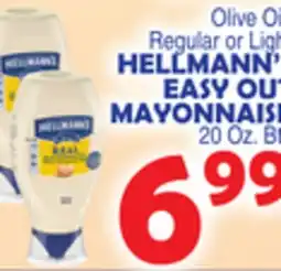 Bravo Supermarkets HELLMANN'S EASY OUT MAYONNAISE offer