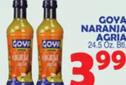 Bravo Supermarkets GOYA NARANJA AGRIA offer