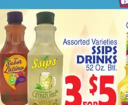 Bravo Supermarkets SSIPS DRINKS offer