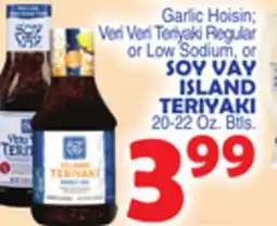 Bravo Supermarkets SOY VAY ISLAND TERIYAKI offer