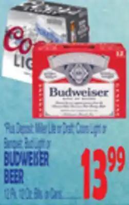 Bravo Supermarkets BUDWEISER BEER offer