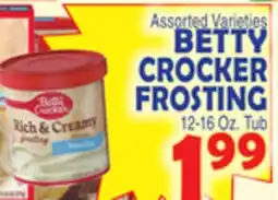 Bravo Supermarkets BETTY CROCKER FROSTING offer