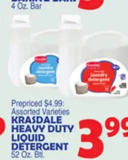 Bravo Supermarkets KRASDALE HEAVY DUTY LIQUID DETERGENT offer