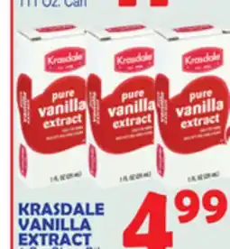 Bravo Supermarkets KRASDALE VANILLA EXTRACT offer