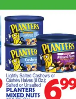 Bravo Supermarkets PLANTERS MIXED NUTS, 10.3 Oz. Can offer