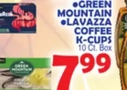 Bravo Supermarkets GREEN MOUNTAIN, LAVAZZA COFFEE K-CUPS offer