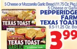 Bravo Supermarkets PEPPERIDGE FARM TEXAS TOAST 9.5-11.25 Oz. Box offer