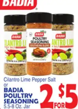 Bravo Supermarkets BADIA POULTRY SEASONING offer