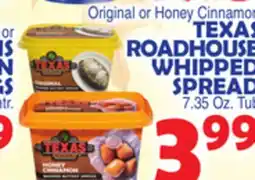 Bravo Supermarkets TEXAS ROADHOUSE WHIPPED SPREAD offer