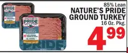 Bravo Supermarkets NATURE'S PRIDE GROUND TURKEY offer