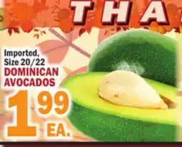 Bravo Supermarkets DOMINICAN AVOCADOS offer