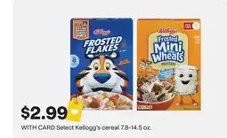 CVS Select Kellogg's cereal offer