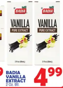 Bravo Supermarkets BADIA VANILLA EXTRACT offer