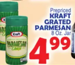 Bravo Supermarkets KRAFT GRATED PARMESAN offer