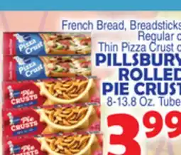 Bravo Supermarkets PILLSBURY ROLLED PIE CRUST offer