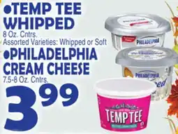 Bravo Supermarkets TEMP TEE WHIPPED, 8 Oz. Cntrs offer