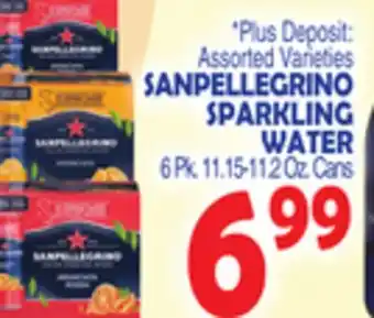 Bravo Supermarkets SANPELLEGRINO SPARKLING WATER offer