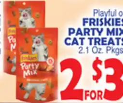 Bravo Supermarkets FRISKIES PARTY MIX CAT TREATS offer