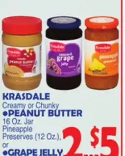 Bravo Supermarkets KRASDALE Creamy or Chunky offer