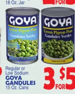 Bravo Supermarkets GOYA GANDULES offer