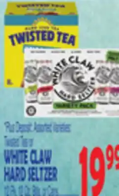 Bravo Supermarkets WHITE CLAW HARD SELTZER offer