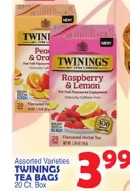 Bravo Supermarkets TWININGS TEA BAGS offer