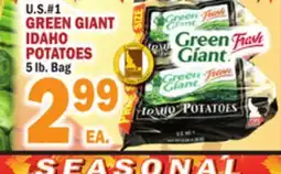 Bravo Supermarkets GREEN GIANT IDAHO POTATOES offer