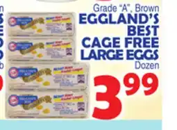 Bravo Supermarkets EGGLAND'S BEST CAGE FREE LARGE EGGS offer