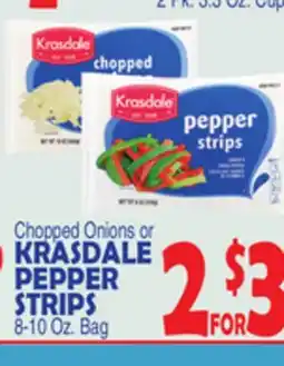 Bravo Supermarkets KRASDALE PEPPER STRIPS offer