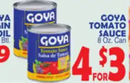 Bravo Supermarkets GOYA TOMATO SAUCE offer
