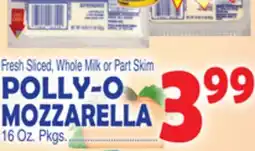 Bravo Supermarkets POLLY-O MOZZARELLA offer