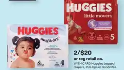 CVS Huggies bagged diapers, Pull-Ups or Goodnites offer