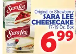 Bravo Supermarkets SARA LEE CHEESECAKE offer