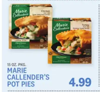 Kings Food Markets MARIE CALLENDER'S POT PIES offer